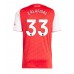 Maillot de foot Arsenal Riccardo Calafiori #33 Domicile vêtements 2025-26 Manches Courtes